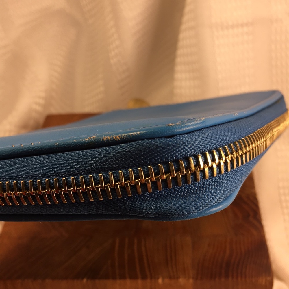 Levenger by Tusting leather ziparound wallet/pouch - Picture 7 of 8